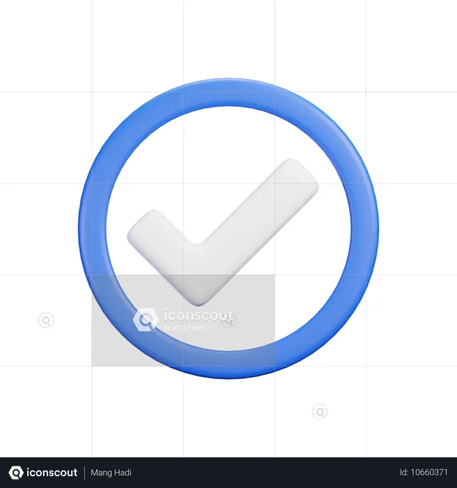 Verifiziert  3D Icon