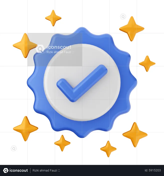 Verifiziert  3D Icon