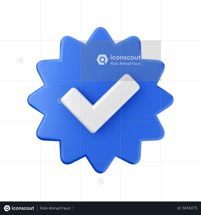 Verify Account  3D Icon