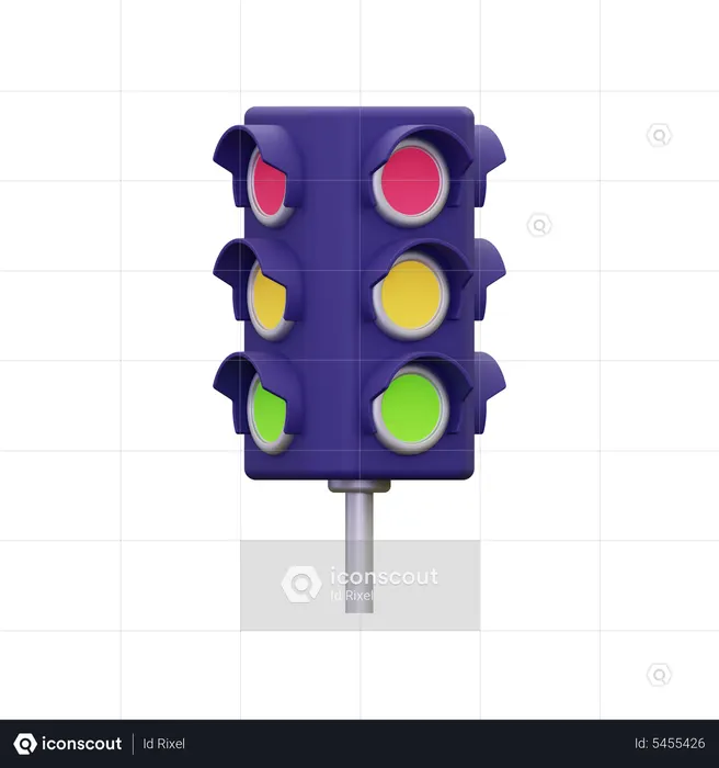 Verkehrsschild  3D Icon