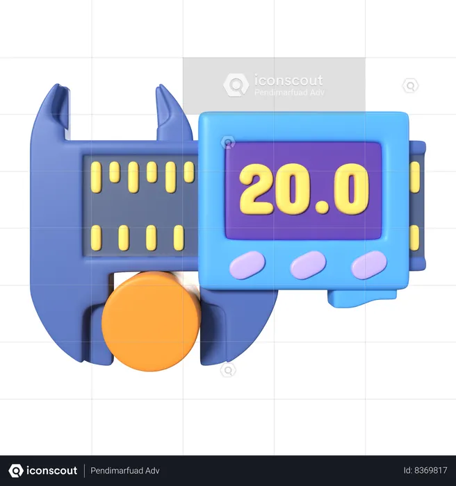 Vernier Calipers  3D Icon