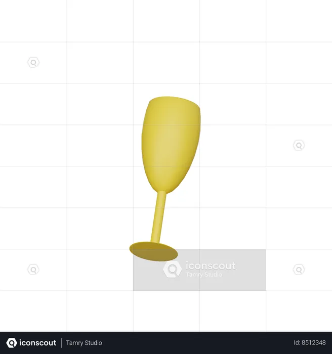 Verre de vin  3D Icon