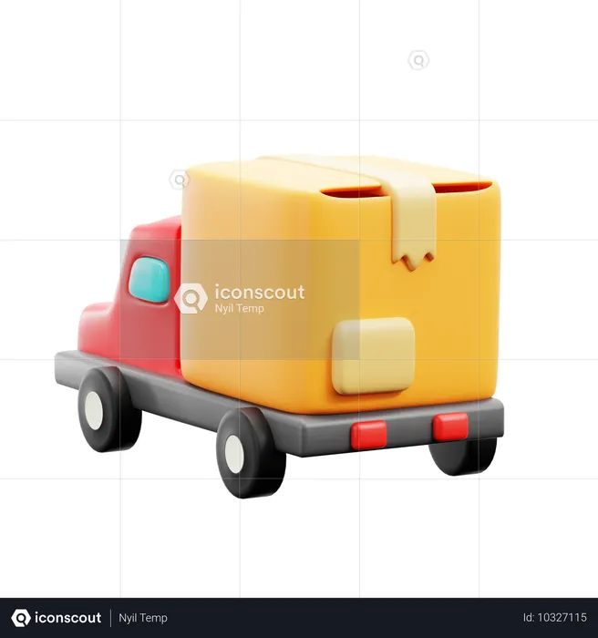 Versand-LKW  3D Icon