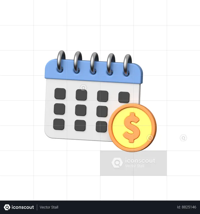 Versement  3D Icon