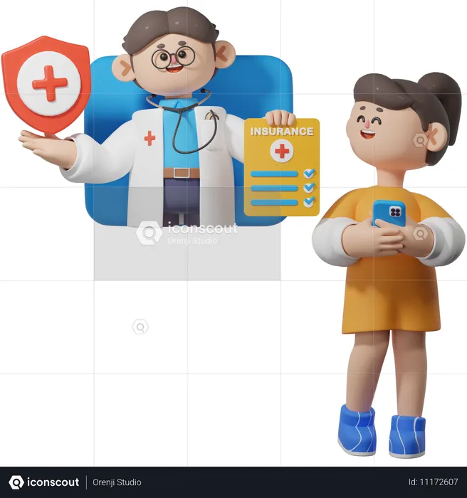 Versicherungsnehmer  3D Icon