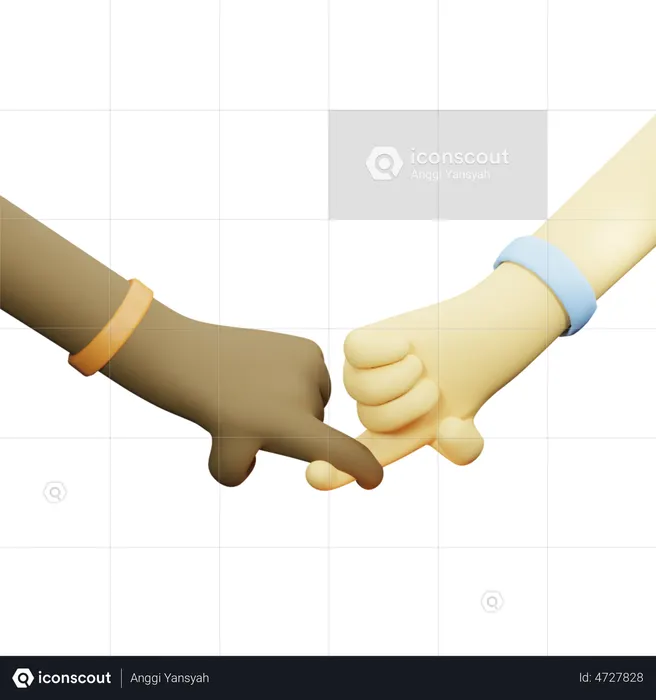 Versprechen Handbewegung  3D Icon
