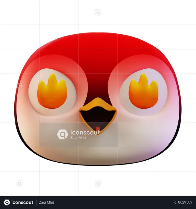 Very Angry Penguin Emoji Emoji 3D Icon