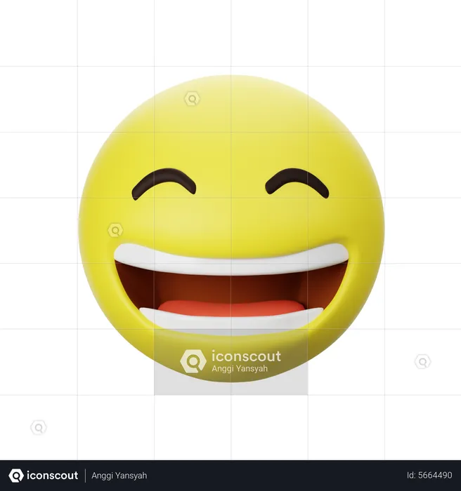 Very happy emoji Emoji 3D Icon