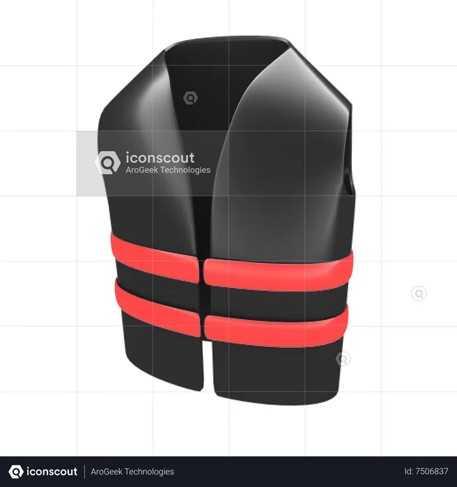 Gilet de sauvetage  3D Icon