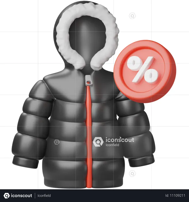 Vente de vestes  3D Icon