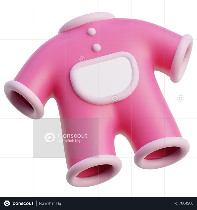 Vêtements de bébé  3D Icon