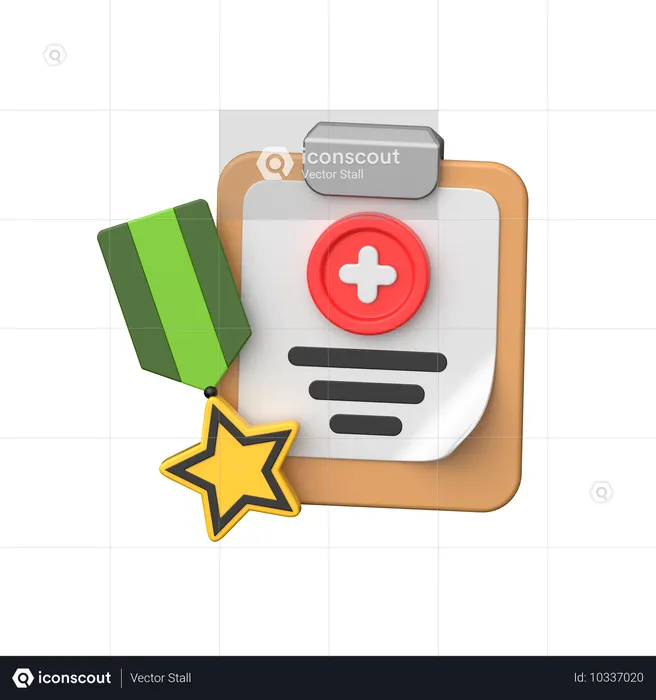 Veteranengesundheitswesen  3D Icon