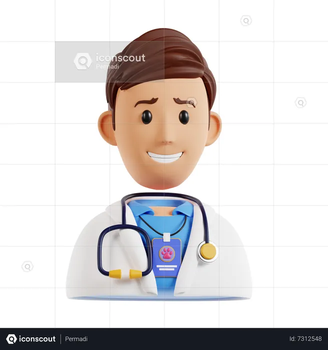 Veterinario  3D Icon