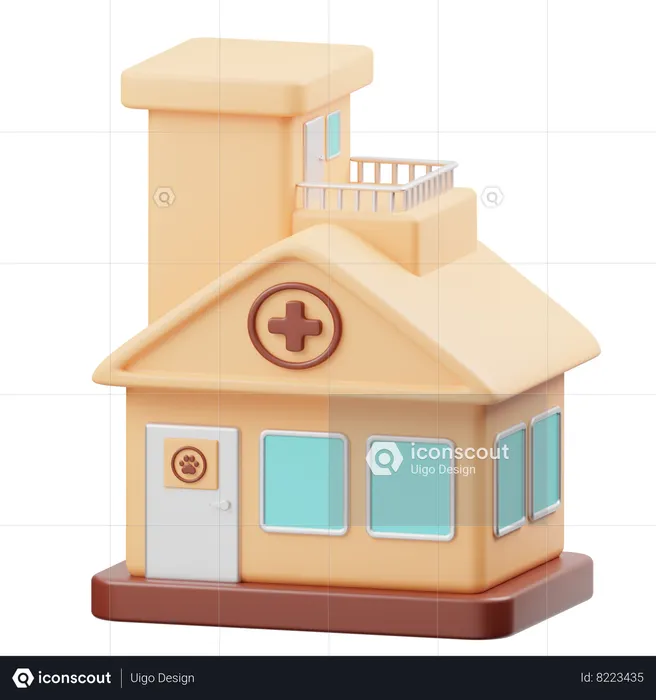 Veterinary  3D Icon