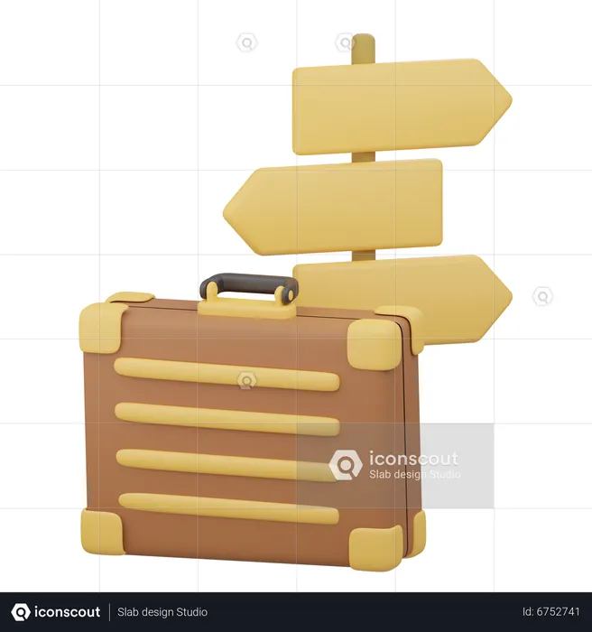 Viajar  3D Icon