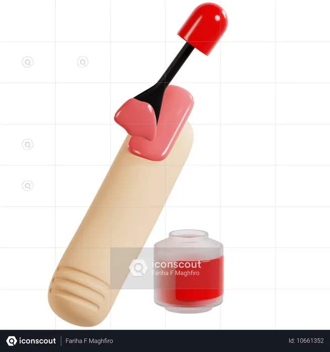 Vibrant Nail Polish Collection  3D Icon