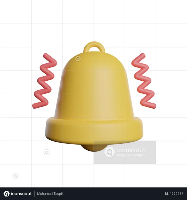 Cloche vibrante  3D Icon