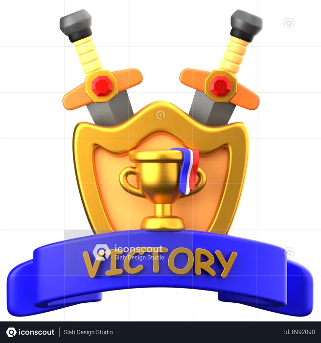 Victory Award  3D Icon