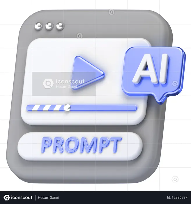 Video  3D Icon