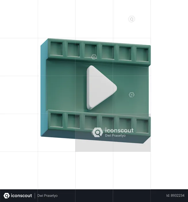 Video  3D Icon