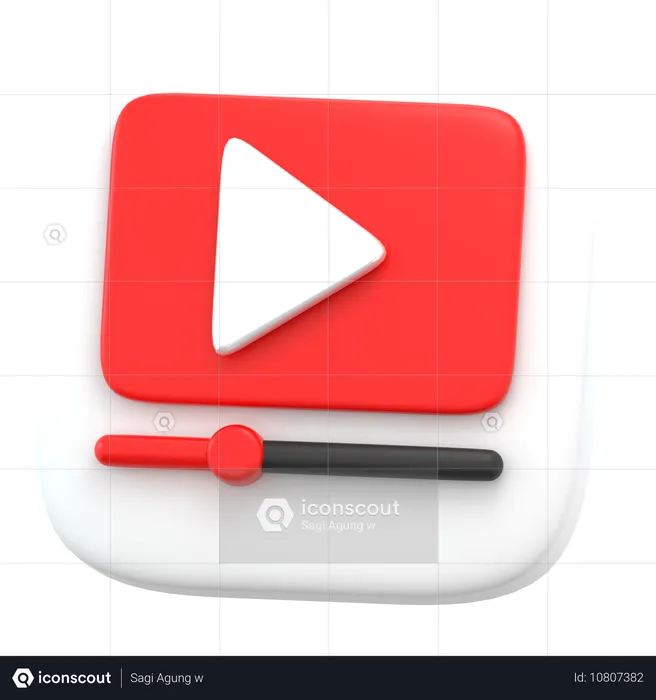 Video  3D Icon