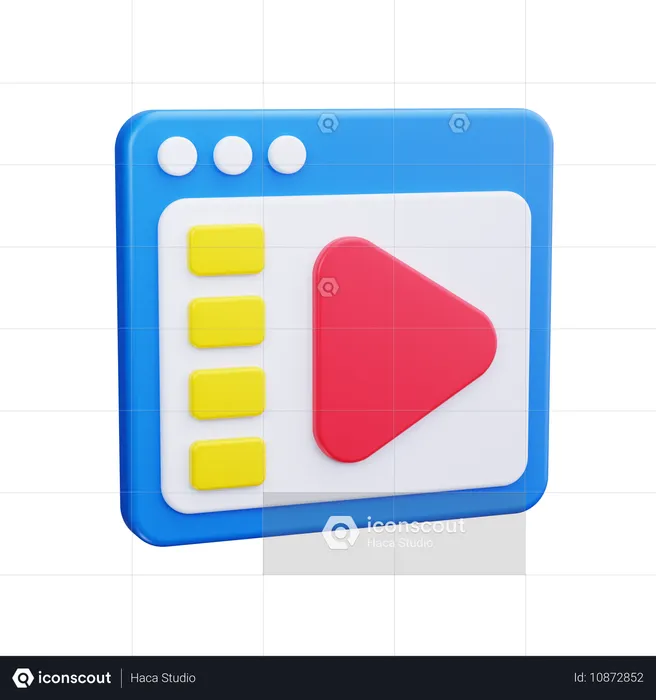 Video  3D Icon