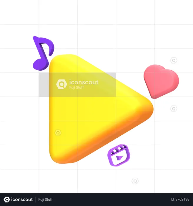 Video  3D Icon