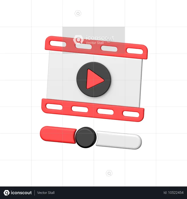 Video  3D Icon