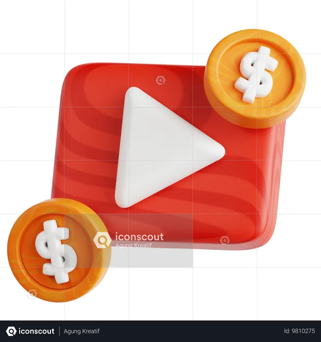 Video Ads  3D Icon