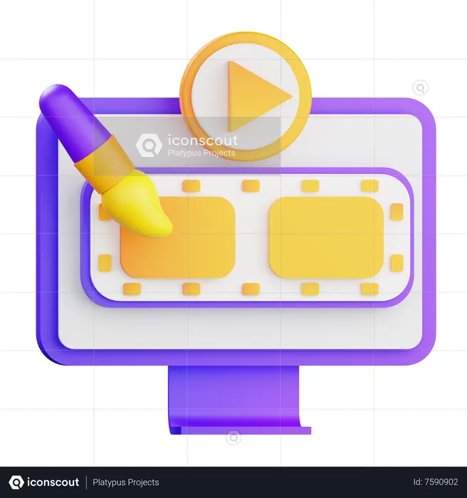 Video Animation  3D Icon