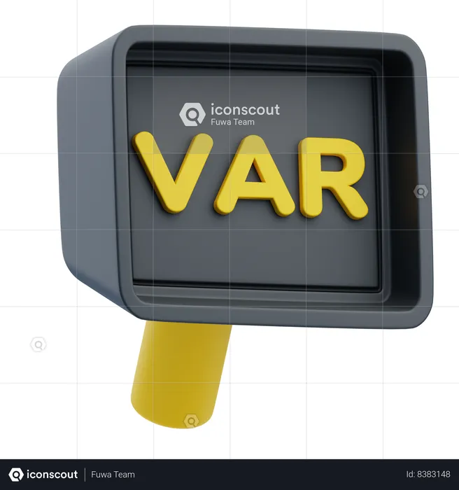 Video Assistant Referee  3D Icon