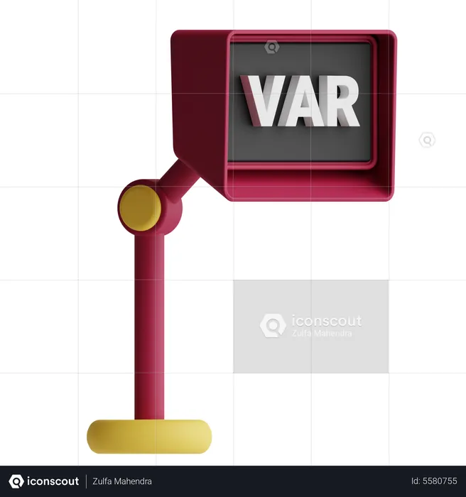 Video Assistant Referee  3D Icon