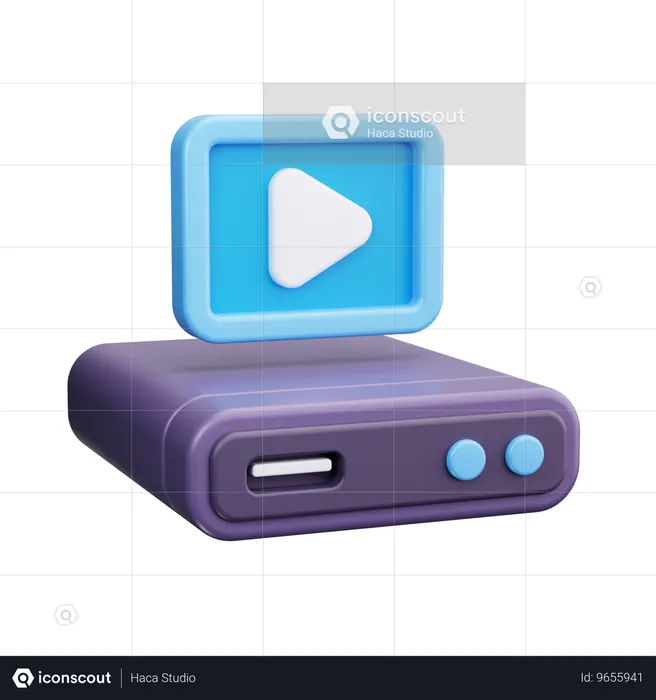 Video Bakcup  3D Icon