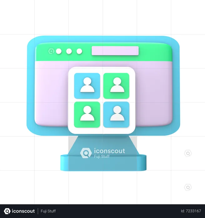 Video Call  3D Icon