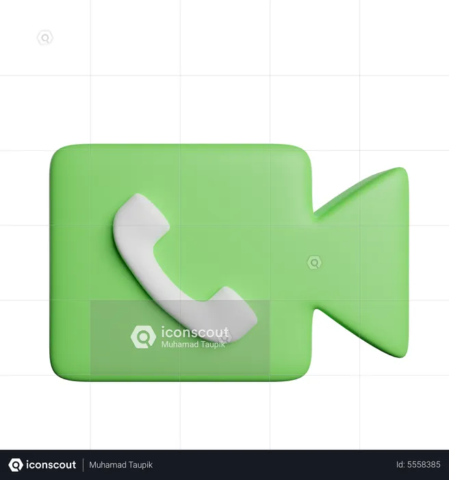 Video Call  3D Icon