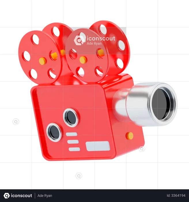 Video Camera  3D Illustration