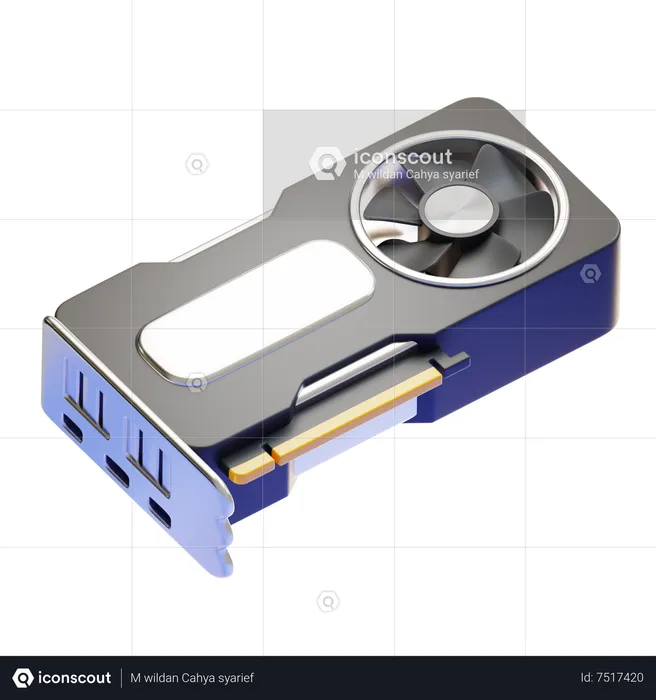 VIDEO CARD  3D Icon