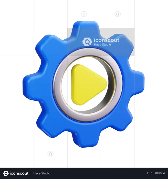 Videoeinstellung  3D Icon