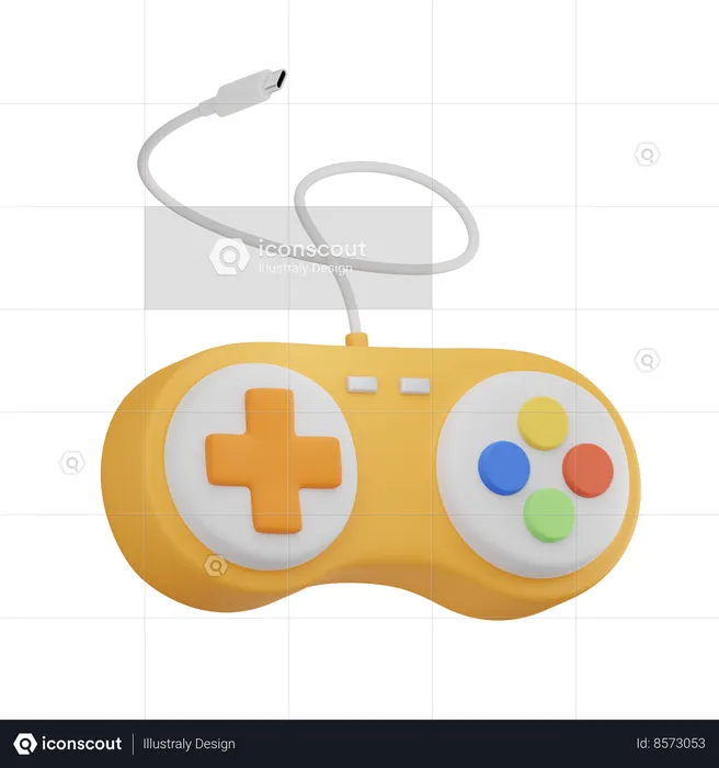 Video Game Controller  3D Icon