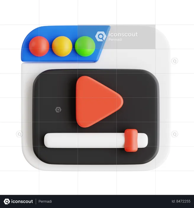 Video Marketing  3D Icon