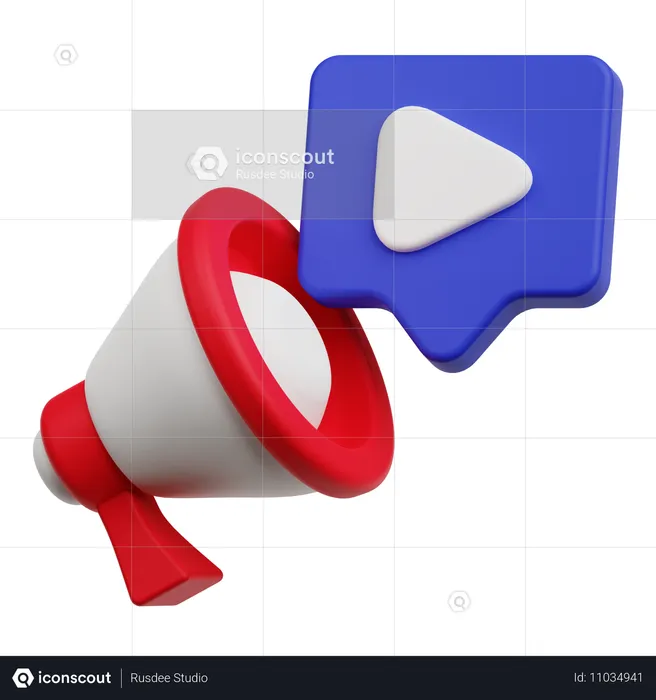 Videomarketing  3D Icon