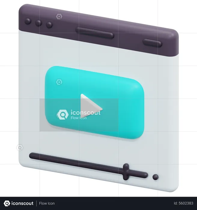 Video Marketing  3D Icon