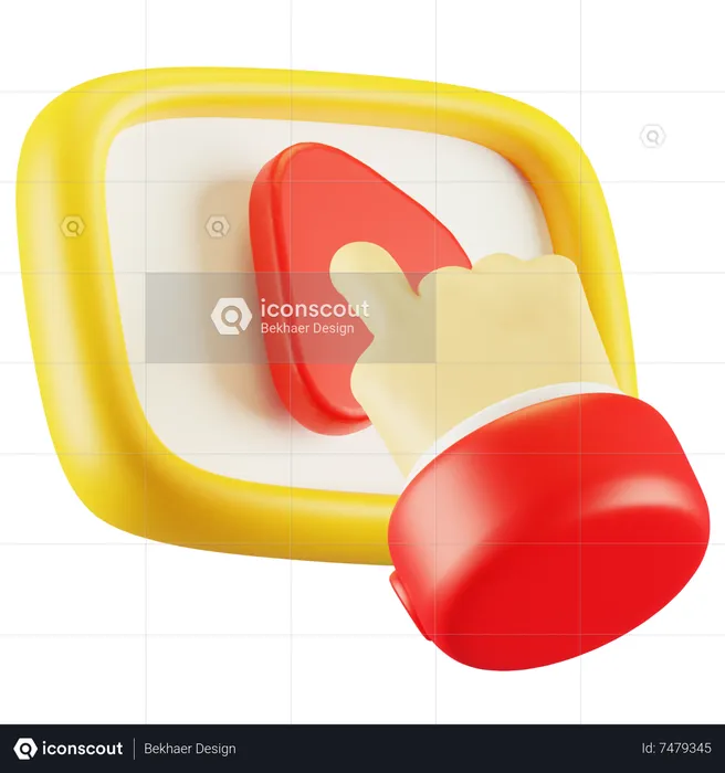 Video Marketing  3D Icon