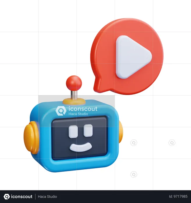 Vídeo on-line  3D Icon