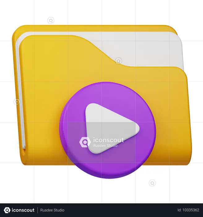 Videoordner  3D Icon