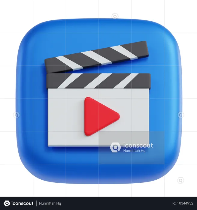 Videoplayer  3D Icon