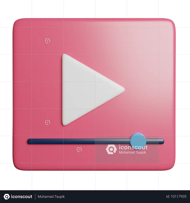 Videoplayer  3D Icon