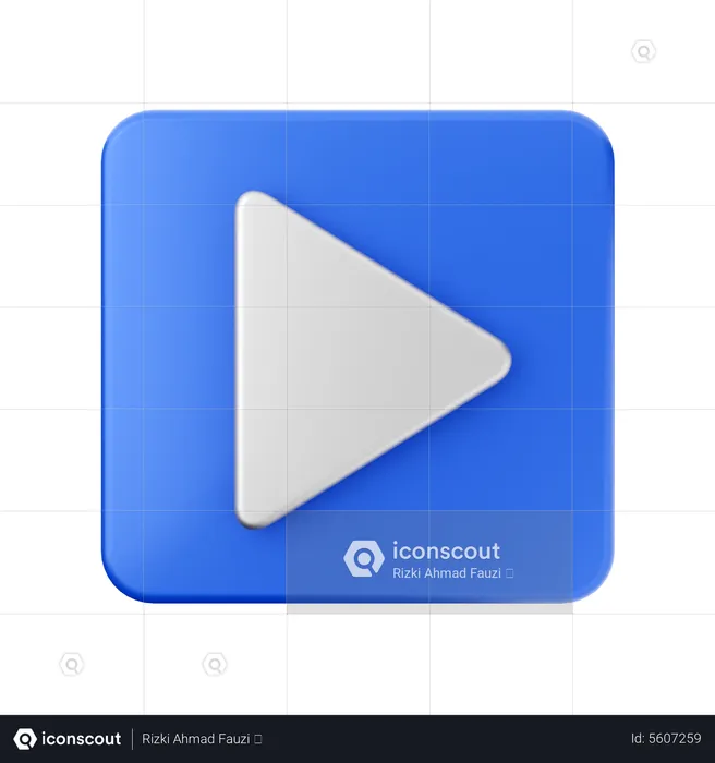 Video Player  3D Icon