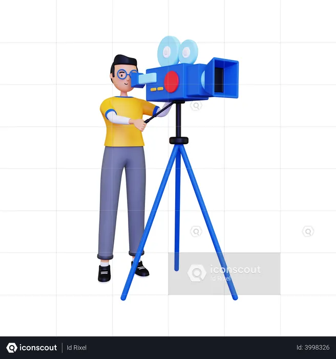 Video production  3D Illustration