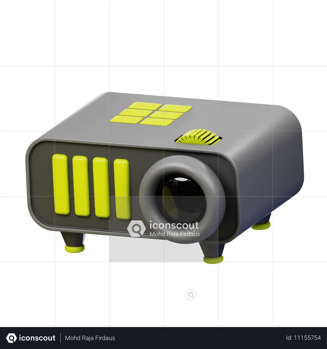 Video Projector  3D Icon